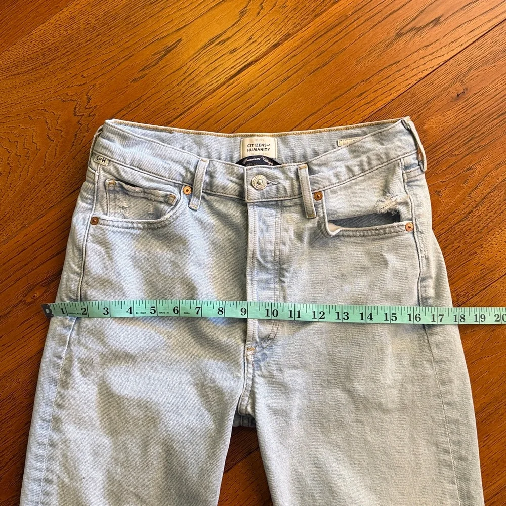 Citizens Of Humanity Charlotte Cropped High Rise Straight Jeans - Picture 10 of 13